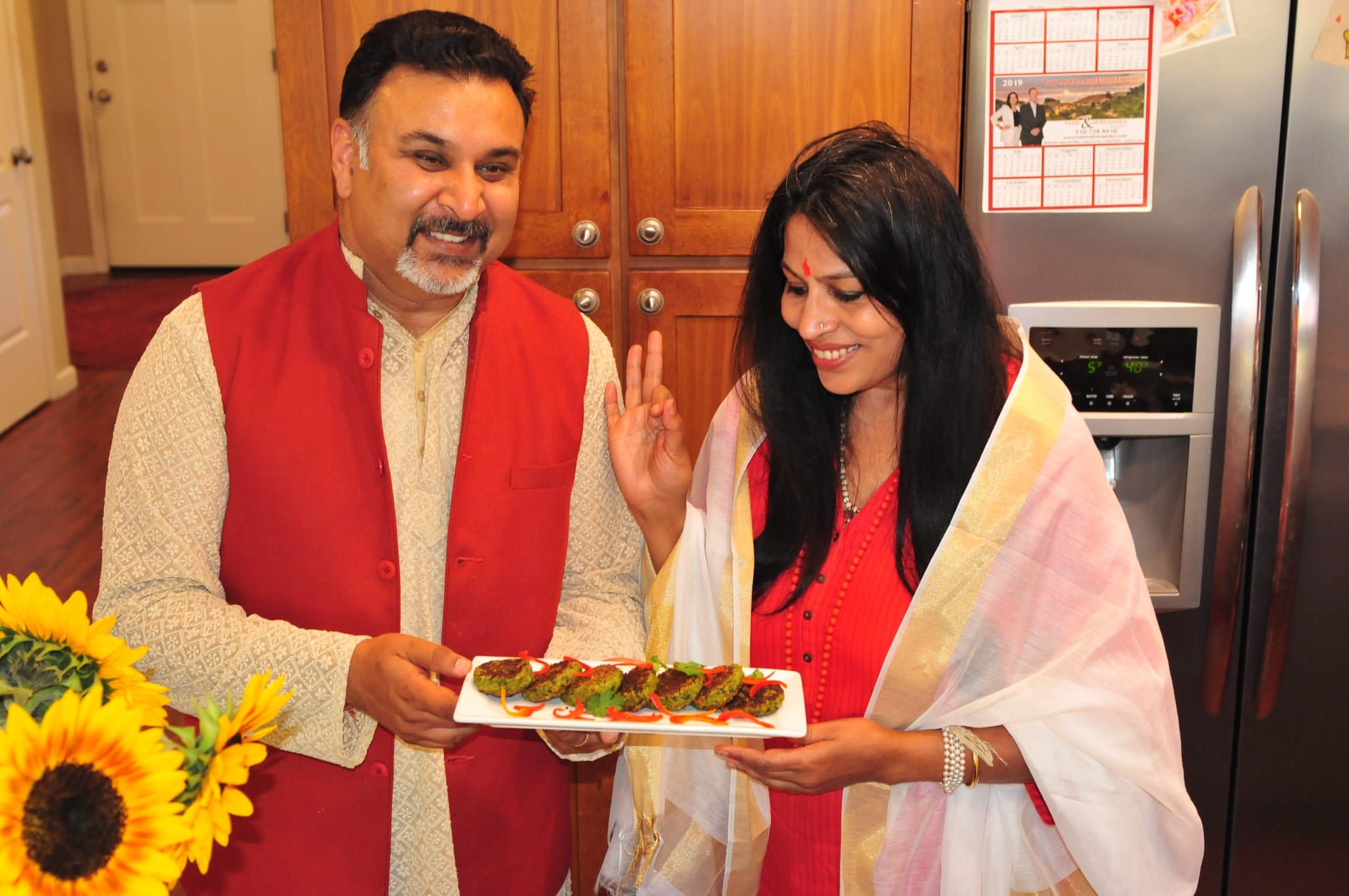 Acharya-Shunya-with-her-Chef-Husband-Sanjai